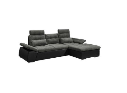 Corner sofa L-shape Sofa Living landscape Suite Bed function Upholstery Design